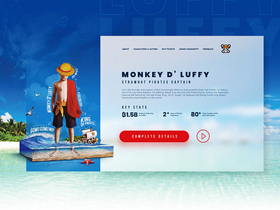 One Piece | Live Action Website Design and Creative Imagery