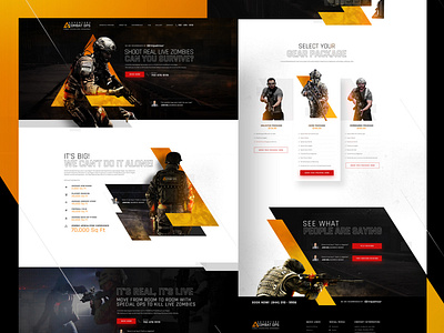 Adventure Combat Ops | Website Design and Image Manipulation