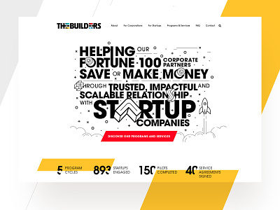 Builders Interactive Agency | Website Design Proposal agency website creative typography ui ux user experience userinterface website website design