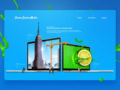 Green Lemon Media Website Design