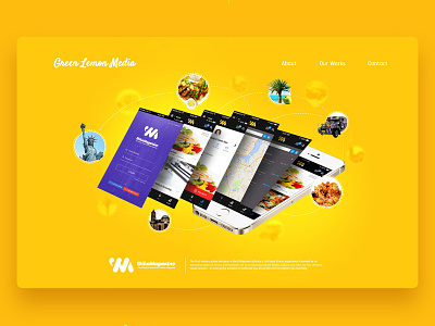 Green Lemon Media Website Design - Wika Magazine Section digital agency ui design website design