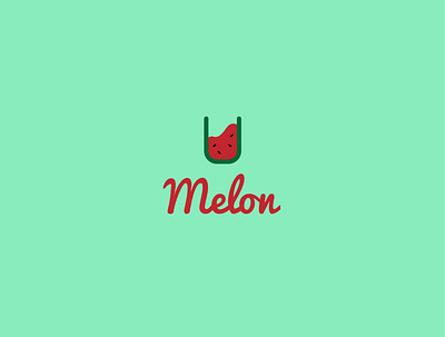 Melon branding design logo vector