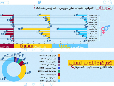 infographic -politics in lebanon- number of tweet chart info graphic