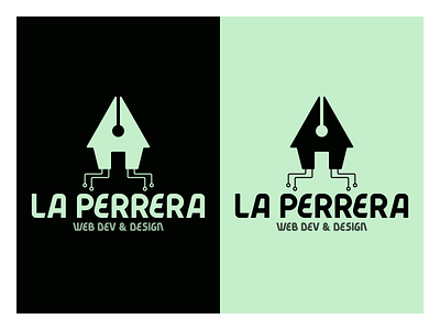 La Perrera logo versions design development figma logo logo design vector