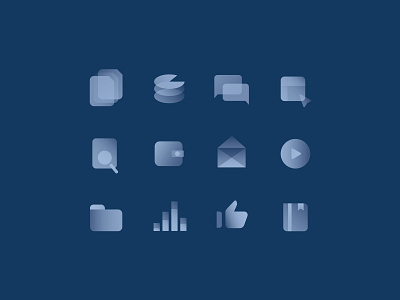 Set of icons animation design flat icon illustration minimal product design ui vector web web design
