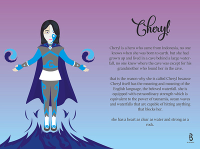 super hero Cheryl adobe illustrator animation animation 2d charachter character animation design illustration super hero superhero superheros vector vector art vector artwork