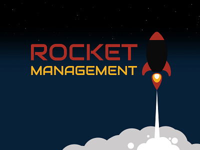 Rocket Management brand creative inventory management logo software design ui