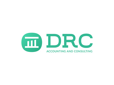 DRC Accounting and Consulting Logo Design branding clean clean design custom custom lettering customtype design designer designs finance icon idenity identity branding illustrator logo logo lockup mark tax type vector