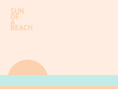 Sun of a beach