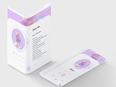 Folding Screen Music Player