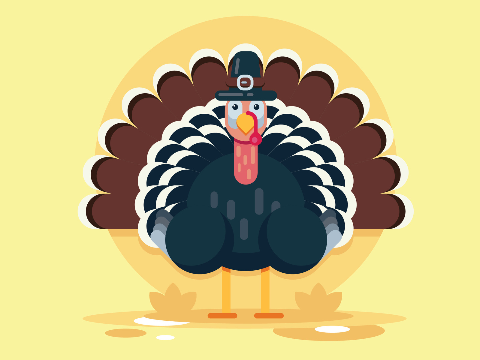 Dia De Gracias Pavo design art illustration vector graphicdesign flatdesign digitalart turkey thanksgiving day