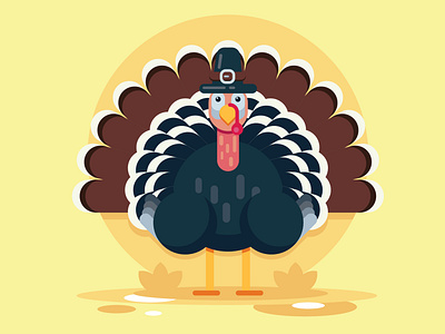 Dia De Gracias Pavo art design digitalart flatdesign graphicdesign illustration thanksgiving day turkey vector