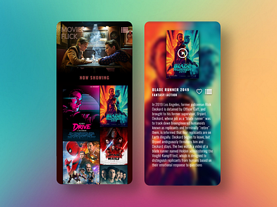 Movie Streaming app design design app flat illustration minimal mobile modern movie streaming ui uidesign user experience ux web