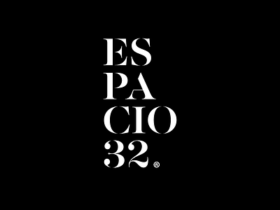Espacio 32 brand branding concept design icon icon app identity illustration illustrator lettering logo minimal type typography vector