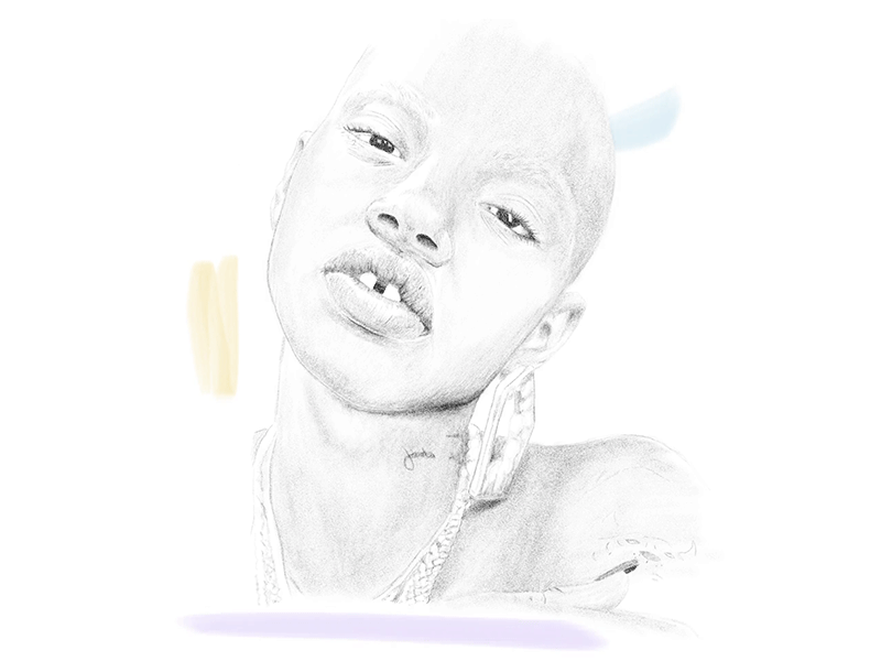 Slick Woods animation drawn illustration photoshop portrait