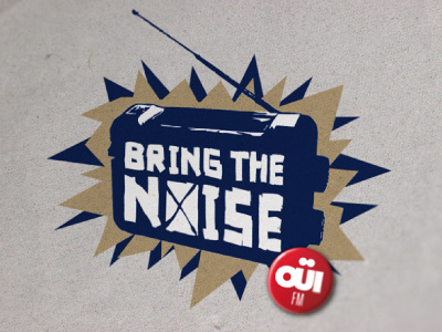 Logo Bring The Noise bring the noise logo radio rock vector