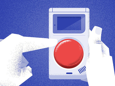 Blog post on the future of Gaming button game gaming handheld hands illustration
