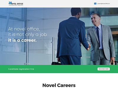 Career Page design