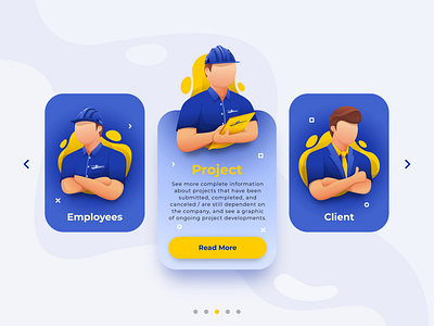 Report Card Section for Website or Mobile Apps character clear clear ui design flat gradient illustraion simple ui ux uidesign website