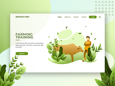 Landing Page Exploration About Farm