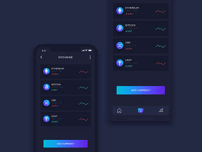 Block chain interface design 2018