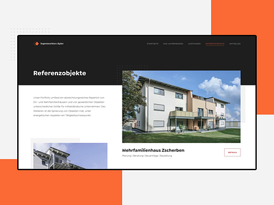Ingenieurbüro Apler - Website Animation architect architecture building clean construction construction agency construction company minimal minimalistic project page properties property real estate real estate agency real estate company