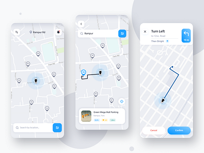 Parking App UI design