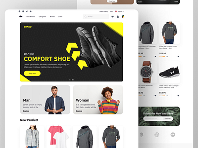 Ecommerce Website ecommerce ecommerce design interface new year online shop shopping trend uidesign uiux