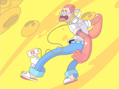 Jelly-man adobe illustrator art character design illustration jelly man vector