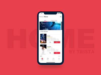 Movie App animation app design ui