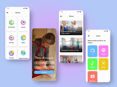 Entertainment App for older adults.