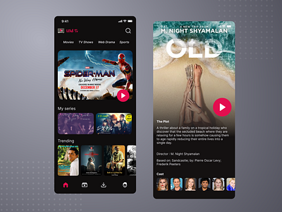 OTT Platform 2022dailyui app dark mode google tv ios movie download movies myui2022 nextflix online online movie streaming online tv ott platform sports streaming subscription service tv ui web drama