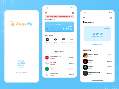 Finance App - Daily UI challenge apple pay finance app google pay ios mobile money pay ui wallet app