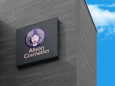 ALISON COSMETICS LOGO AND IDENTITY DESIGN brand brand design brand identity branding branding design cosmetics design graphicdesign icon illustration logo mockup typography