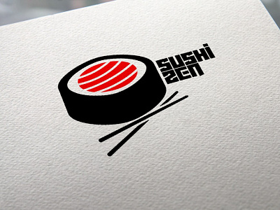SUSHI ZEN Logo brand brand design brand identity branding branding design design food graphicdesign illustration logo mockup restaurant restaurant logo sushi