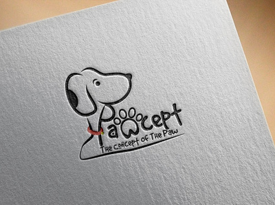 PAW CEPT LOGO animal logo blog brand brand design brand identity branding branding agency branding and identity branding concept branding design design graphicdesign illustration mockup pets