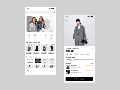 Fashion App minimalism