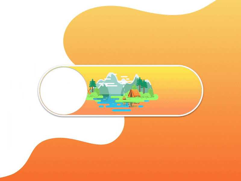 Day/Night switch button app animation button button animation color dribbble icon app illustration switch button