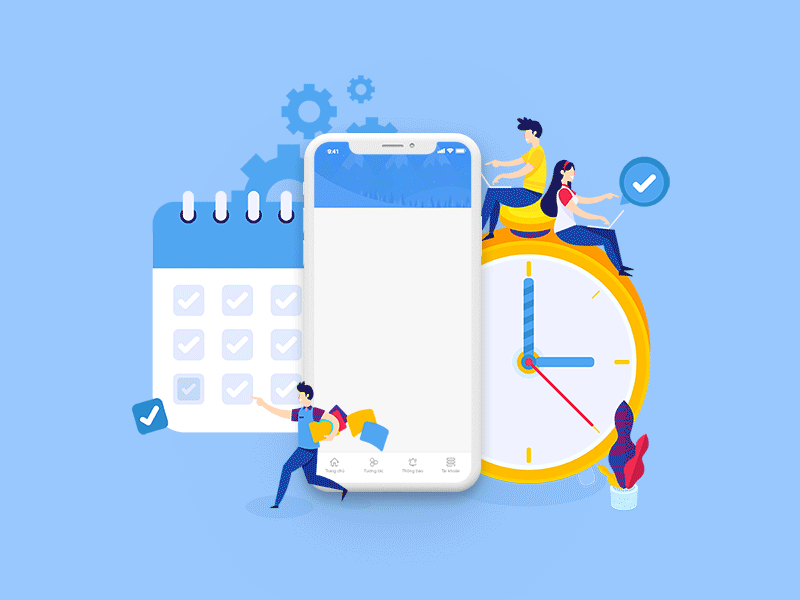 Center Online - Schedule Screen app app animation button color design dribbble icon illustraion ui ux vector