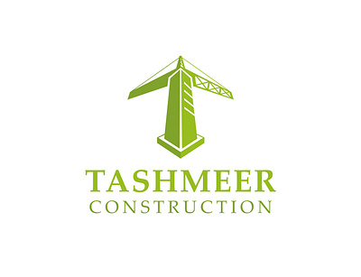 Tashmeer Construction branding design illustration illustrator logo logo design vector