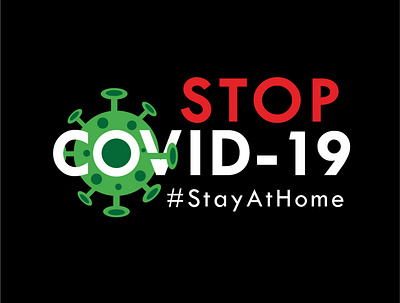 Stop CoVID-19 branding illustration illustrator mockup thirty day logo challenge thirtylogo thirtylogochallenge vector