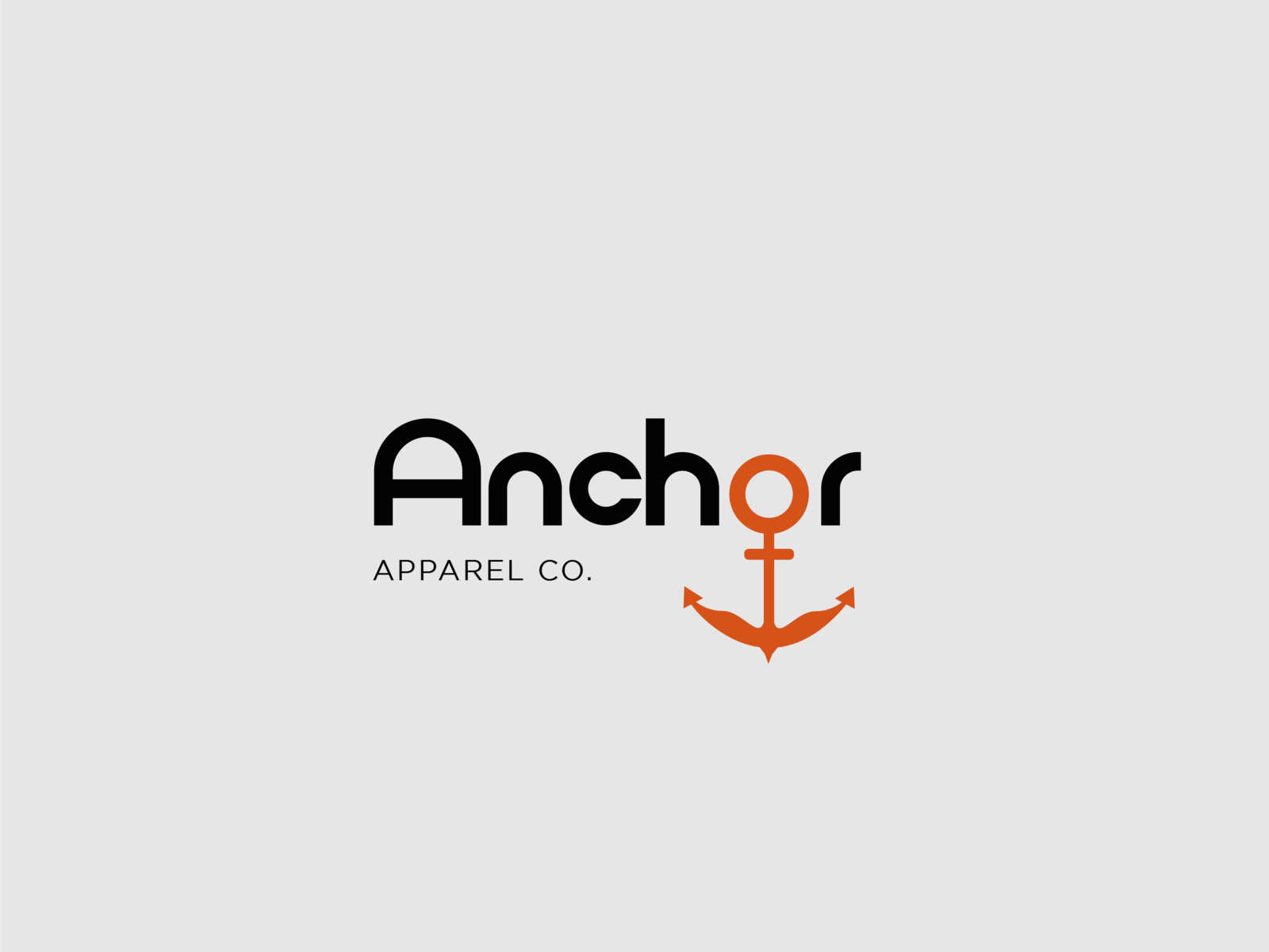 Anchor Apparel Co. logo design by Wij on Dribbble