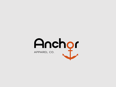 Anchor Apparel Co. logo design