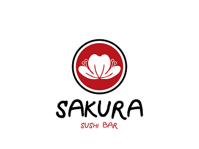 Sakura Sushi Bar design logo thirty day logo challenge thirtylogo vector