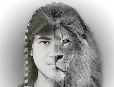 El leon. photo manipulation photoshop