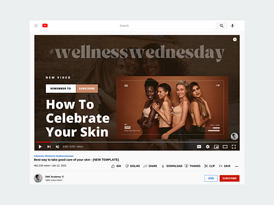 BOLDUI: Glow Beauty YouTube Thumbnail Template