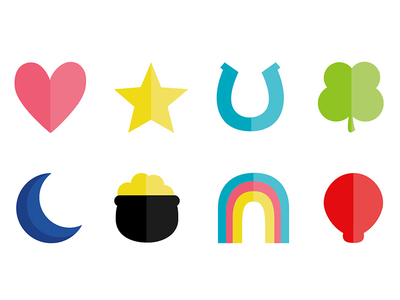 Lucky Charms - Icon set by Jacquie Vujcec - Dribbble