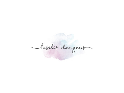 Lašelis dangaus logo branding design logo