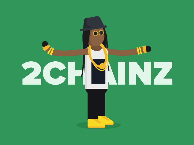2 Chainz 2chainz character hiphop illustration rap