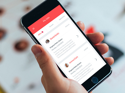 My Jobs android app ios product ui